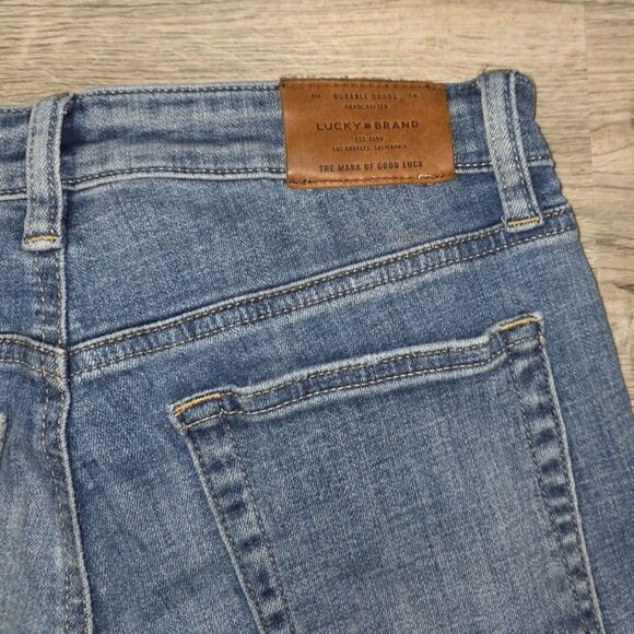 Lucky Brand Bridgette Skinny Button Fly High-Rise Skinny Jeans Size 4/27 - Picture 11 of 11